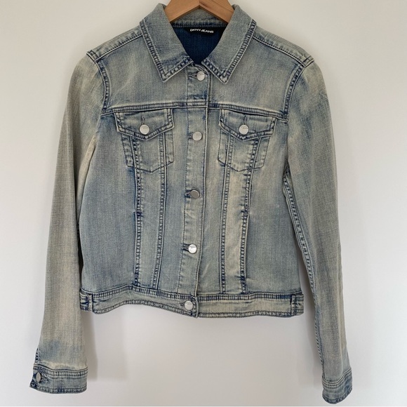 {DKNY JEANS} Denim Jacket Size S - Picture 2 of 16